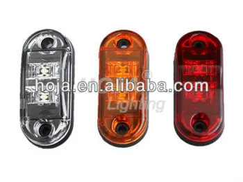 2.6 inch x1 inch LED Marker and Clearance Light, Surface Mount led side marker lights for truck