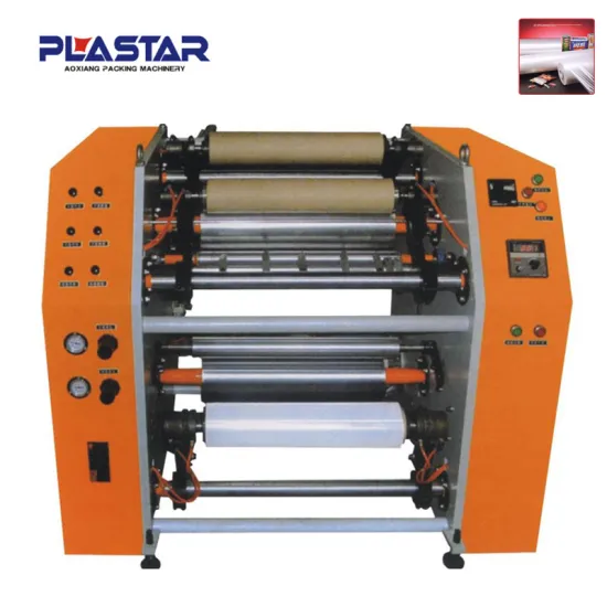 AX Series Full Automatic Stretch Film/tape slitting rewinding machine