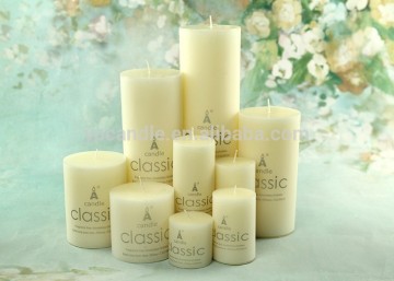 white Pillar Candle/church candles