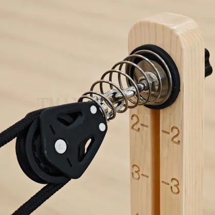 Pilates Reformer Commercial Maple Studio Wood Pink Pilates Reformer Bed