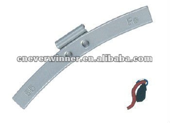 Fe Clip en el peso de la rueda para el borde de acero
