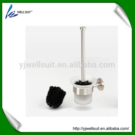 high quality stainless steel cheap curved toilet brush