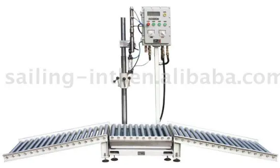 GCJ01-200-IV B Weighing Top Charging Type Semi-Automatic Liquid Filler, filler,ink filling machine, liquid packing machine,