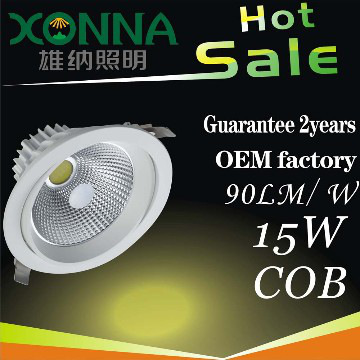 15W Adjustable COB led down light , XN-TD0615