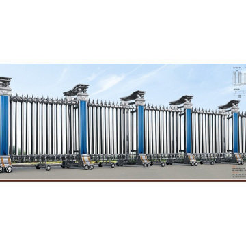 Retractable motokari magetsi slide gate