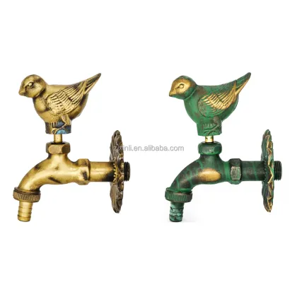 Antique Brass Magpie Bib Tap