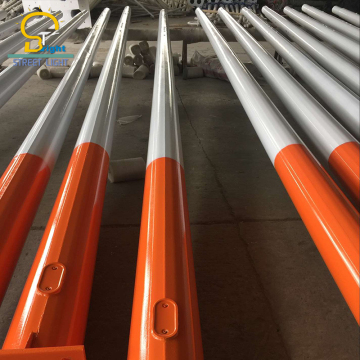 Wanted Color 12M Street Light Galvanized Pole Lighting