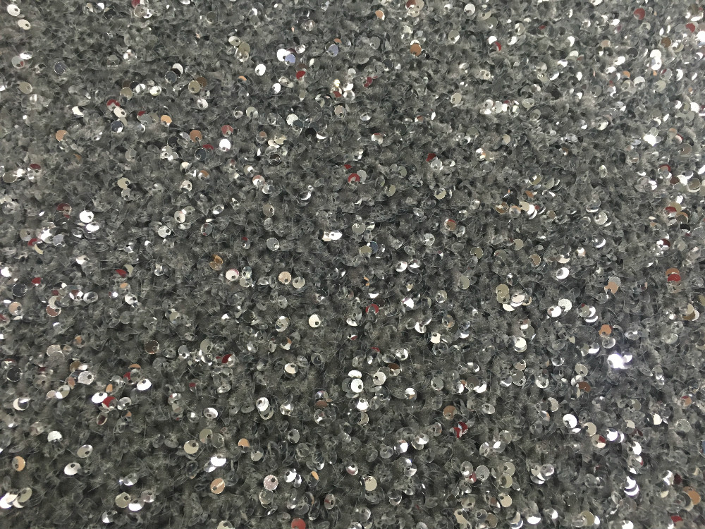Sequin Velvet Embroidery Fabric