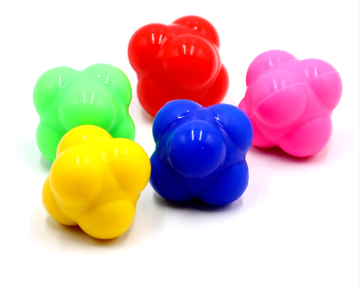 Bolas de reacción de rebote de silicona de masaje personalizado de 56 mm/68 mm: mejora de agilidad, reflejo y coordinación en el entrenamiento
