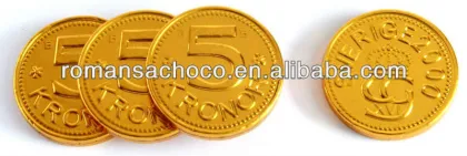 Gold Chocolate Coin