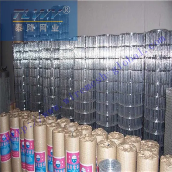 Electro galvanized or hot-dipped galvanized welded wire mesh