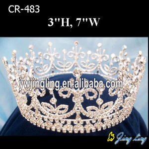 Gold Beauty Queen Crowns Full Round