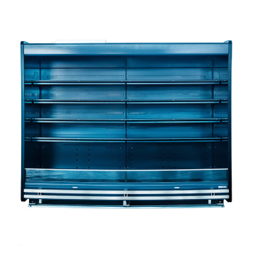 Vertical commercial supermarket meat display chiller