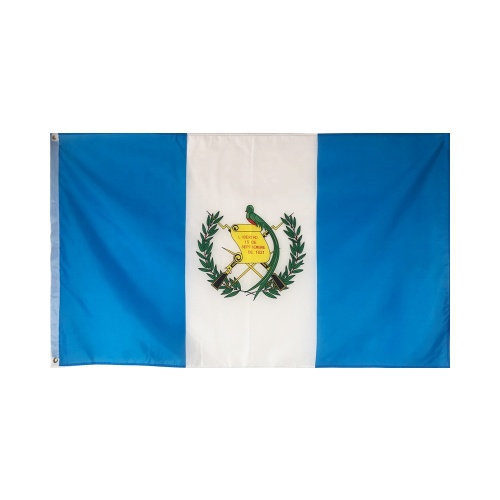 digital printing banner flying Guatemala flag