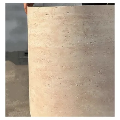 Outdoor Waterproof Flexible Travertine Stone Veneer Sheets