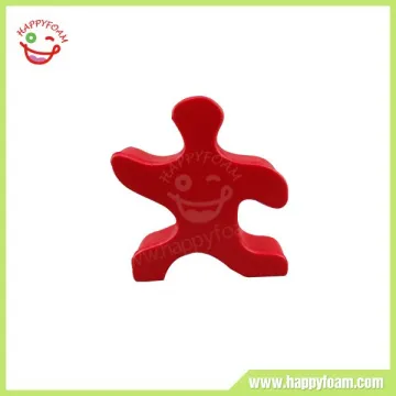 Promotional custom running man shape stress ball