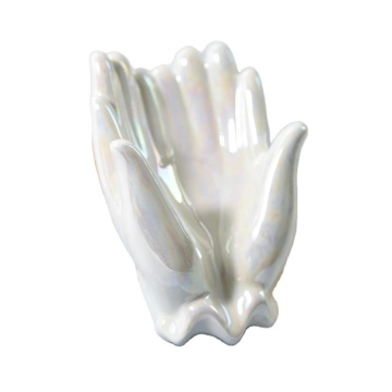 Ceramic Hand Shower Soap Holder Bathroom Dish Storage Plate