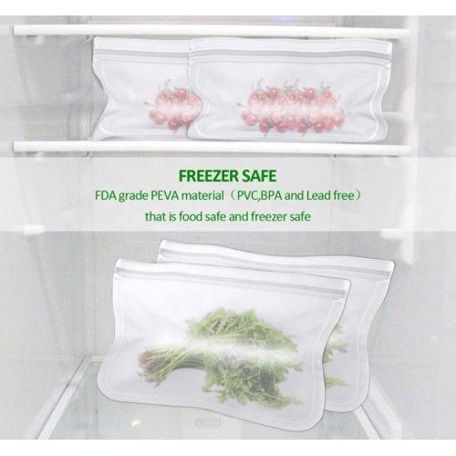 Dishwasher Safe Reusable Storage Bags