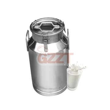 Stainless Steel Milk Containers for Dairy Farms (15L-68L)