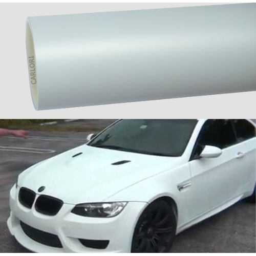 matte film white car wrap vinyl