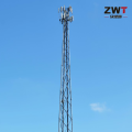 Solução eficiente de torre de comunicação de três tubos