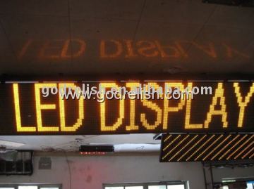 led moving display display