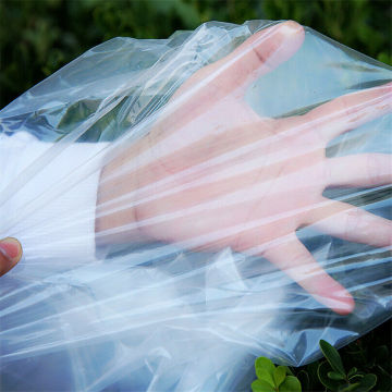 Thick Poly Lay Flat Open Top Plastic Bag