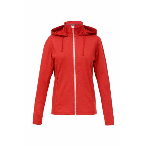 China LADIES POLY LONG SLEEVE ZIP TOPS Supplier