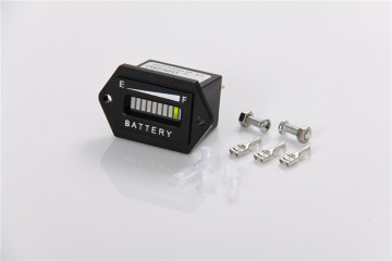 Digital LED State Battery Charge Indicator for Golf Cart, Motorcycle, Boat etc. 12V, 24V, 36V, 48V, 72V