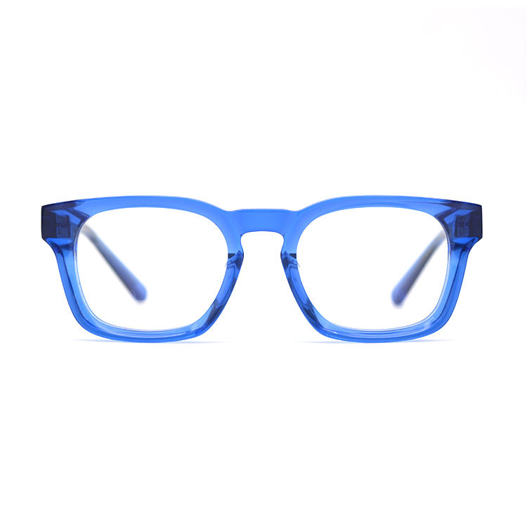 Trending 2025 Fashion Exquisite Transparent Thick Acetate Frame
