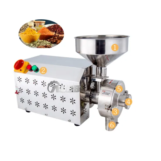 Mini Electrical Dry & Wet Oat Grinder and Corn Grinding Mill Machine