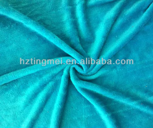 100% Polyester Solid Coral Fleece Fabric For Sale