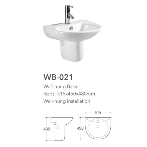 wall hung cabinet basin and toilet set unit