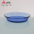 ATO Wholesale crystal fruit plate for glass plate