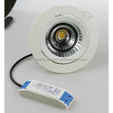 360 degree rotatable 15w white gimble downlight led for shops