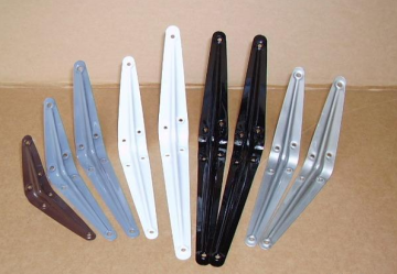 Good quality colourful shelf bracket directly with powder coated for South America Market