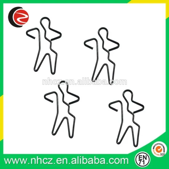 New Designer Custom Shaped Paper Clips,running man shaped paper clips