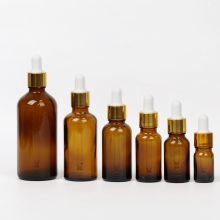 Amber Glass Essential Oil Dropper Bottle