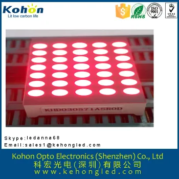 China best sales 3mm square 8*8 rab led dot matrix