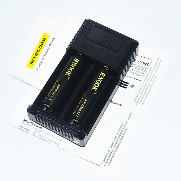 Authentic Nitecore New I2 18650 Battery Charger