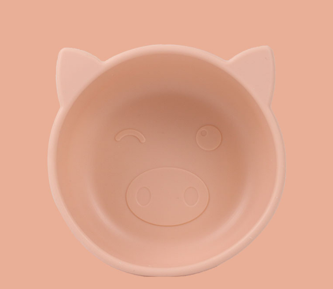 Silicone Pig Shaped Baby Bowls