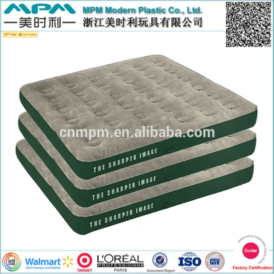 Soft flocking on air comfort mattress, inflatable on air comfort Mattress