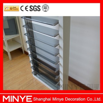 aluminum profile adjustable plantation shutter/glass shutter plantation shutter