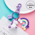 Portachiavi arcobaleno unicorno all&#39;ingrosso online