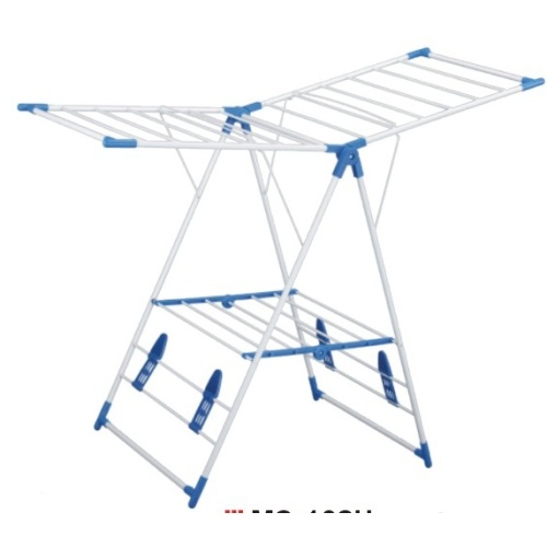 Soporte de tela con estirador de calzado