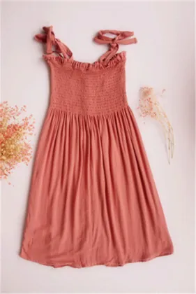 Braces Skirt with Button Design Braces Skirt