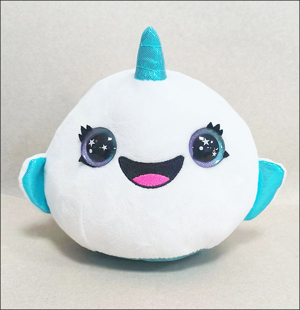 Fourrure de licorne en peluche mignonne