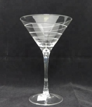 custom crystal clear stem cocktails martini glass