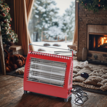 Kingfer 220V 1.8KW Portable Electric Quartz Infrared Heater - CE Approved