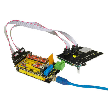 Keyestudio 3D Printer Kit for Arduino - RAMPS 1.4 + Mega 2560 + A4988 Stepper Drivers + LCD Controller
